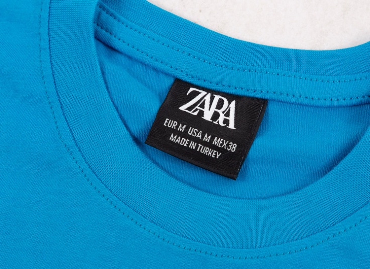 تیشرت مردانه آستین پاکتی طرح zara