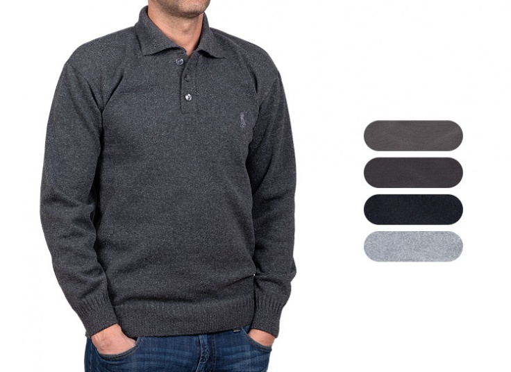 بافت مردانه 3 دکمه POLO