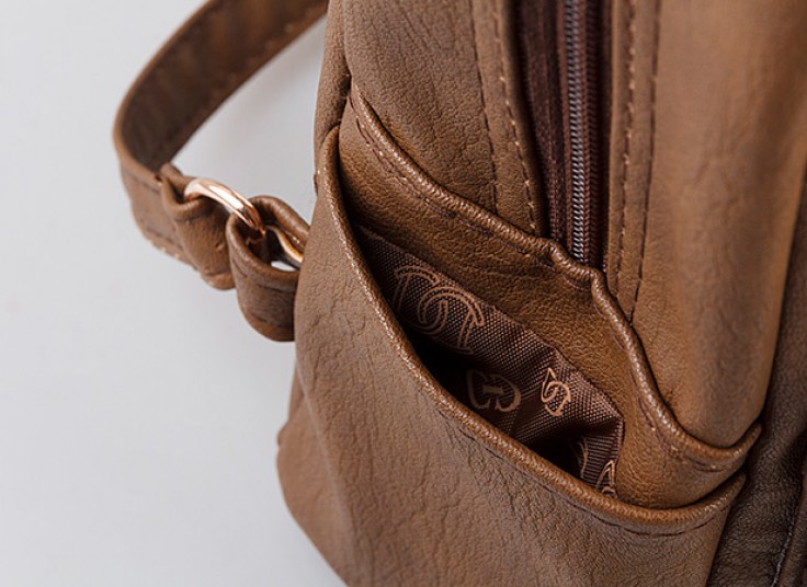 کیف کوله چرمی طرح ZARA