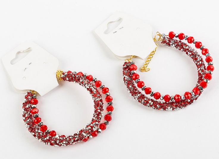 دستبند طرح کریستال