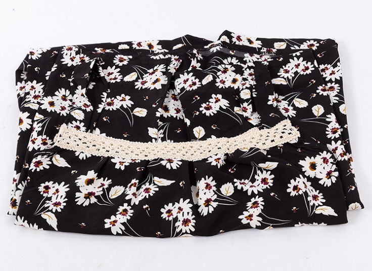 پیراهن نخی طرحدار