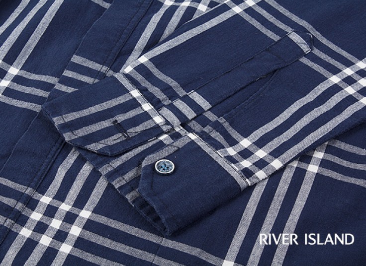 پیراهن مردانه چهارخانه River Island