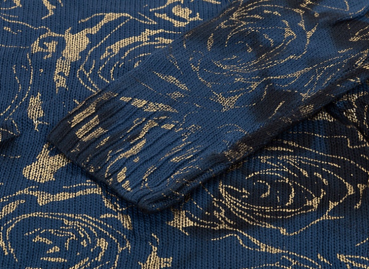 بلوز زنانه بافت گلدار