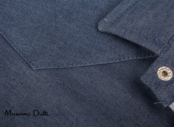 پیراهن جین مردانه Massimo Dutti