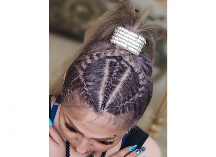 بافت مو در سالن بیوتی ندا