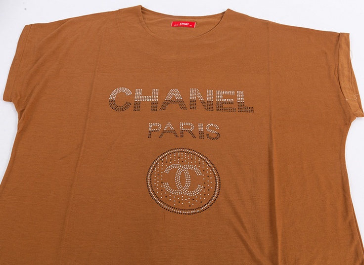 تاپ سایز بزرگ طرح Chanel