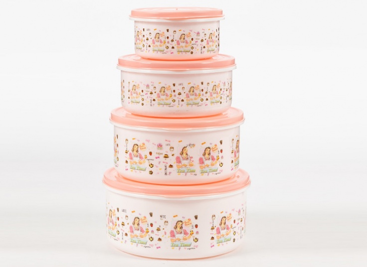 ظرف چهار تکه RoseMan