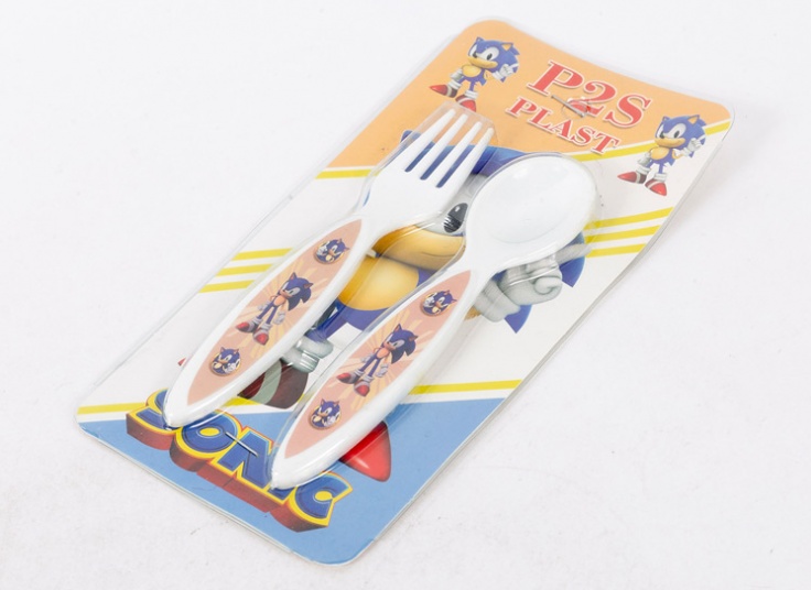 ست قاشق و چنگال بچگانه کارتونی