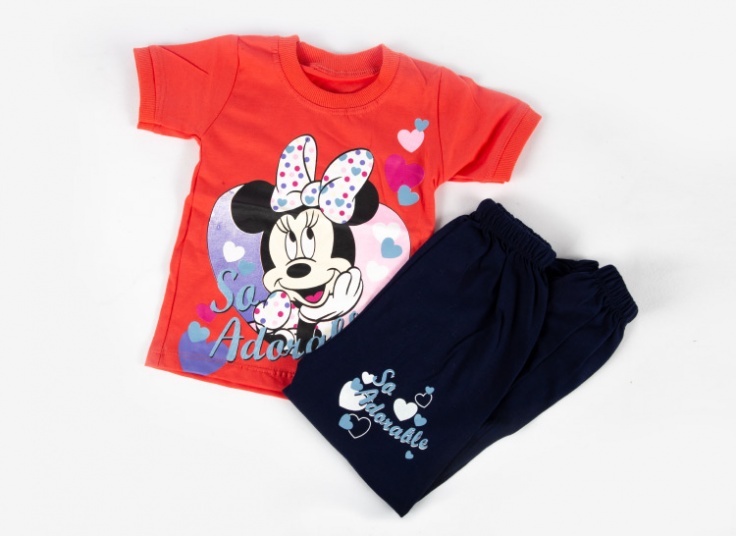 ست تیشرت شلوار دخترانه مینی موس