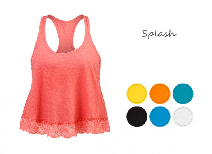 تاپ زنانه نخی SPLASH