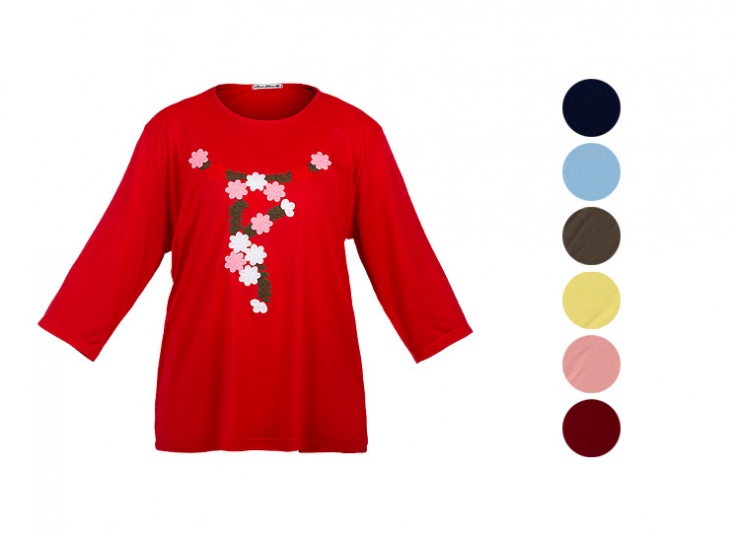 بلوز سایز بزرگ زنانه broidery