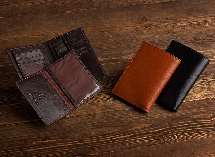 کیف پول و جاکارتی چرم طبیعی TWOTAK