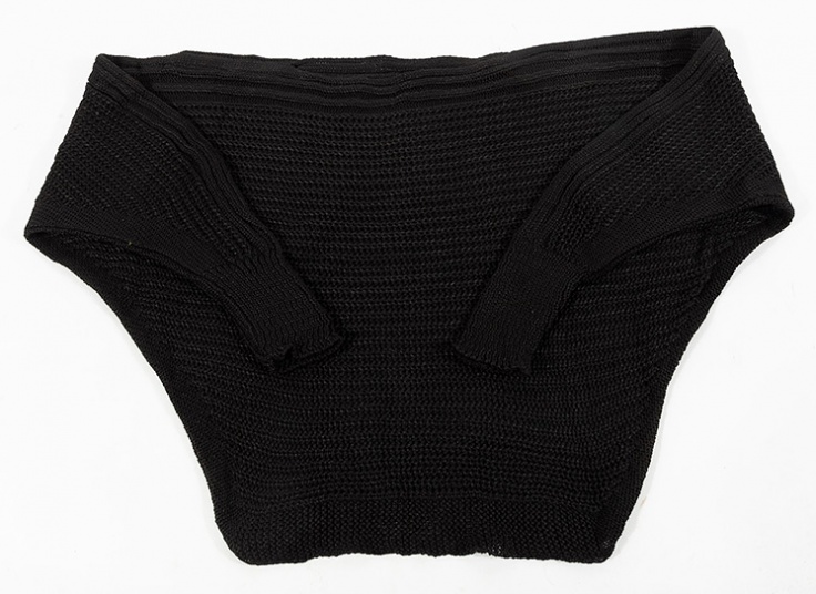 نیم تنه بافت یقه گرد