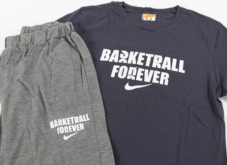 ست تیشرت و شلوارک طرح Nike