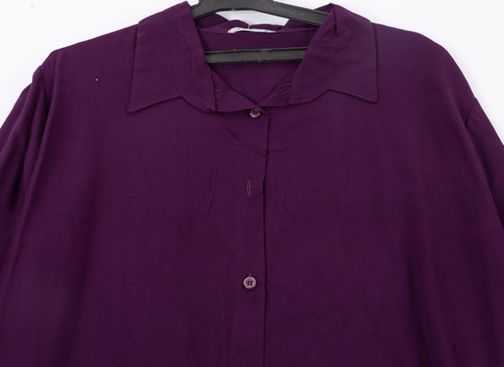 شومیز مانتویی بغل دکمه دار