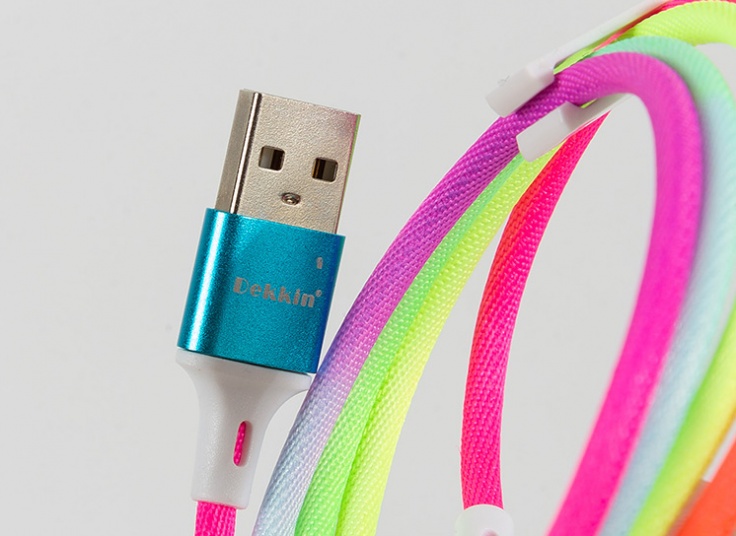کابل شارژ اندروید رنگی DEKKIN مدل DK-A64