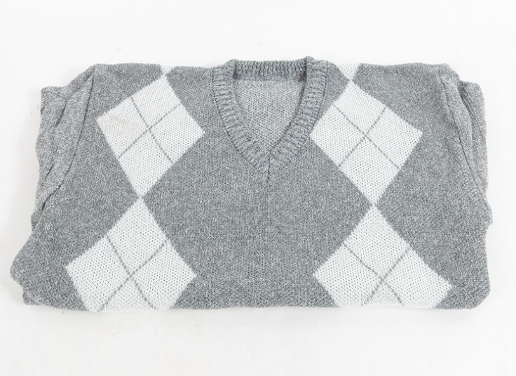 بلوز بافت مردانه طرح اسکاچ