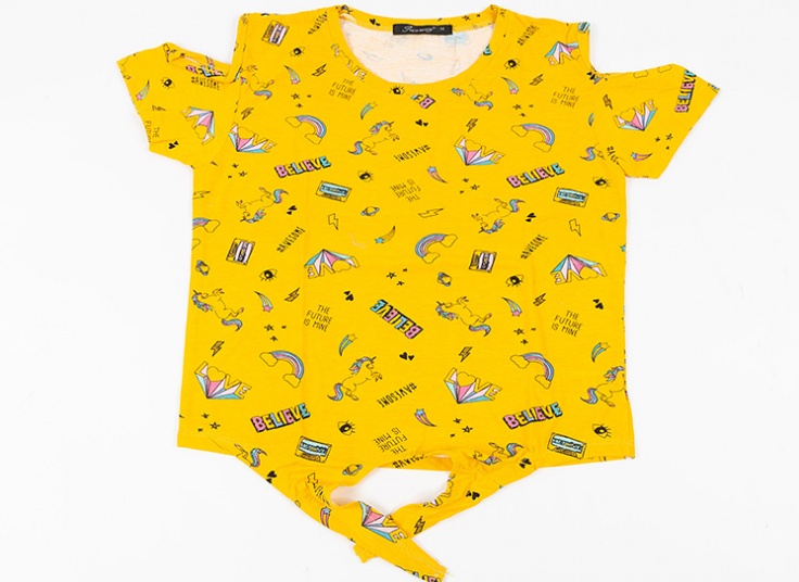 تیشرت زنانه گره ای