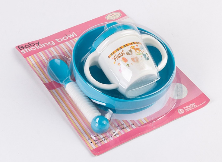 ست سه تکه ظرف غذای کودک D&R