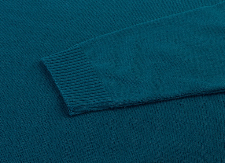 پلیور بافت یقه هفت رنگی