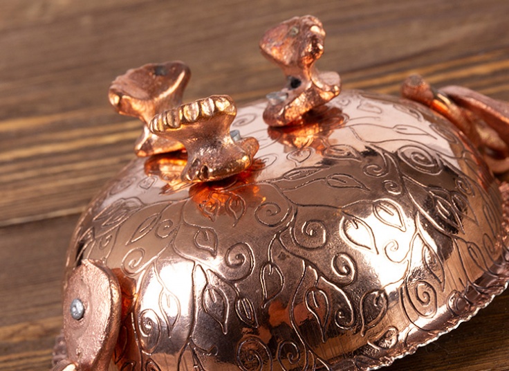 ظروف آشپزخانه مسی