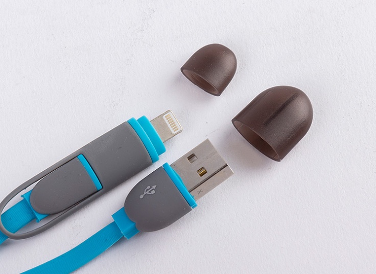 کابل دو سر آیفون و اندروید