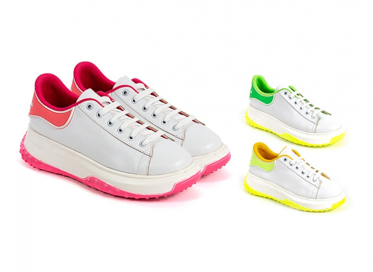 کتانی زنانه ونس طرح Smile