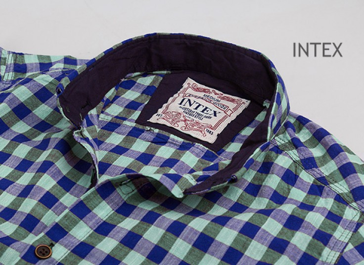 پیراهن چهارخانه INTEX مدل 158