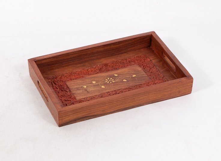 سینی پذیرایی چوبی