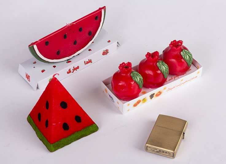 شمع های تزینی شب یلدا