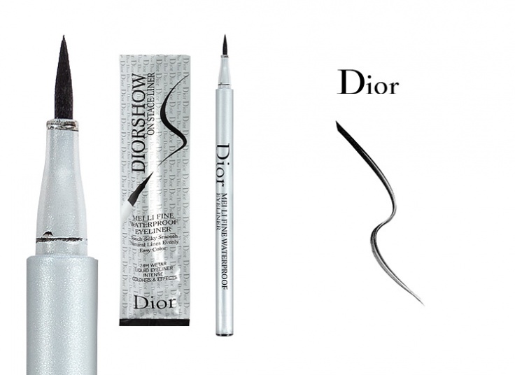 خط چشم طرح Dior