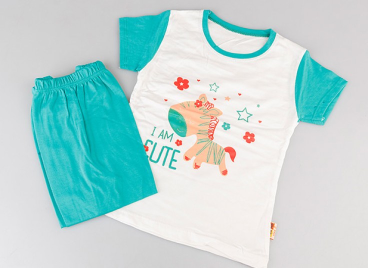 ست تیشرت شلوار بچگانه I AM CUTE