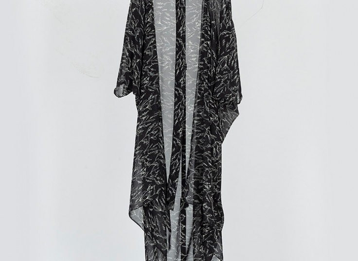 مانتو حریر جلو باز