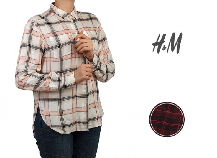 شومیز چهارخانه LOGG HandM