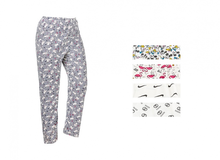 شلوار راحتی زنانه چاپی