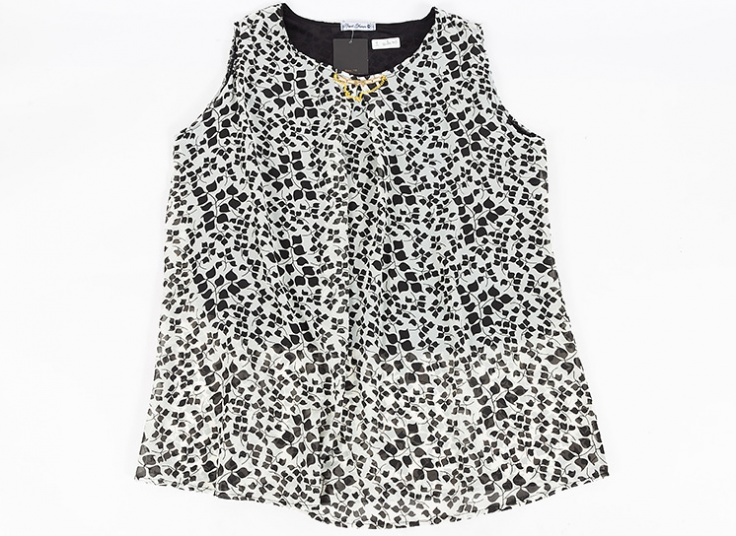 تاپ طرح دار حریر زنانه