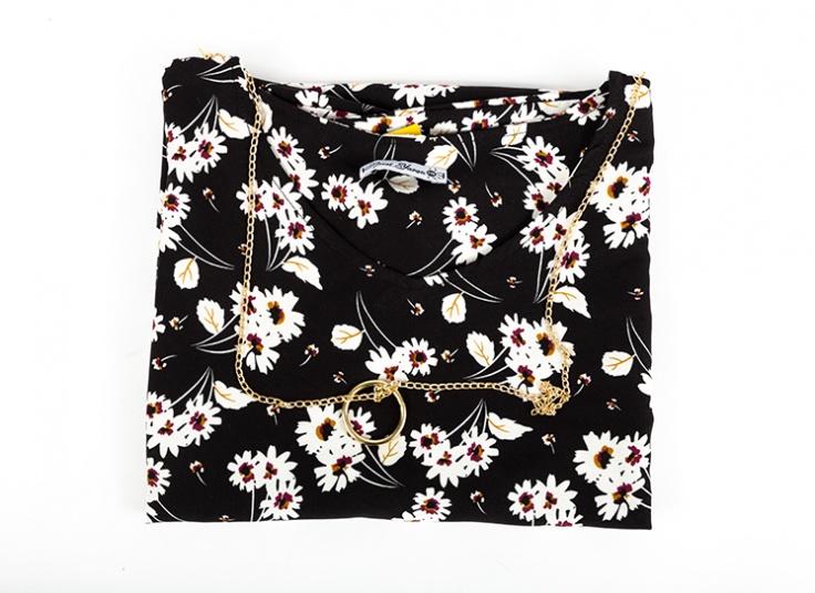 تونیک نخی گلدار