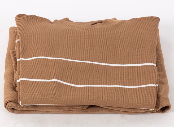 بلوز شلوار بافت راه راه زنانه