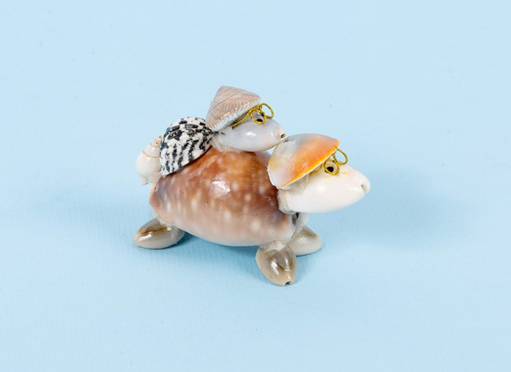 مجسمه لاکپشت صدفی