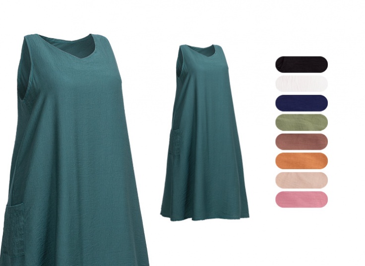 سارافون زنانه دو جیب