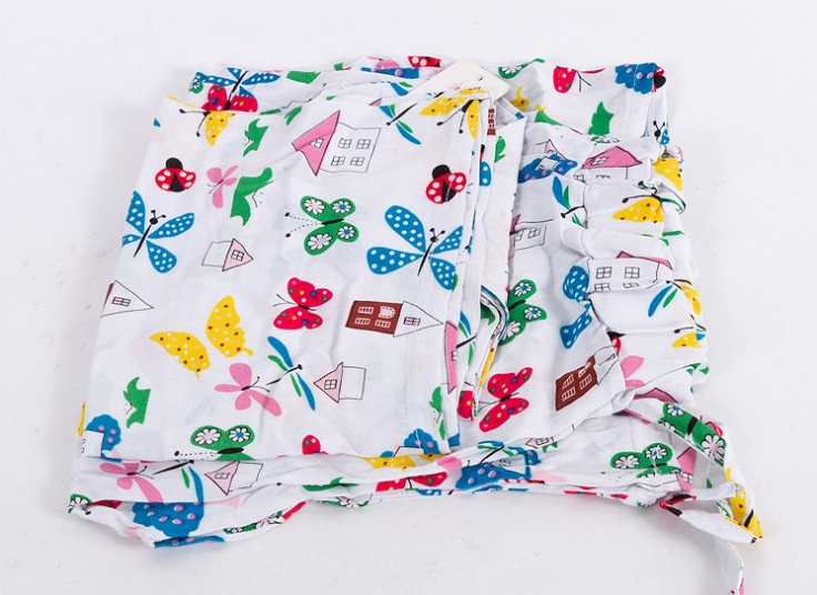 تاپ و شلوارک نخی طرحدار