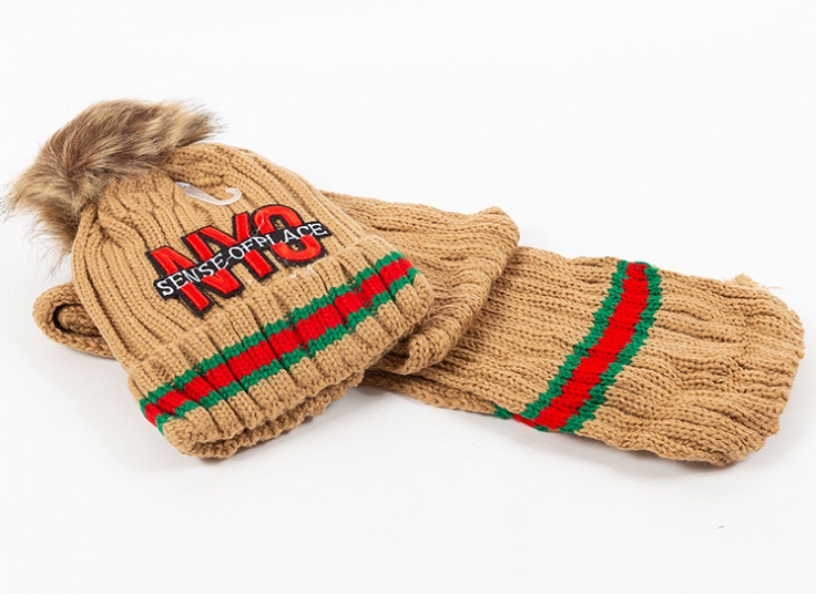 ست شال و کلاه NYC