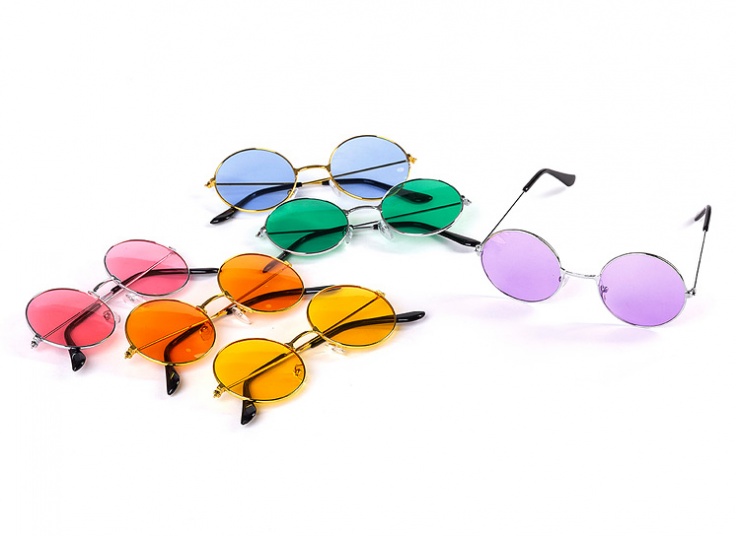 عینک بچگانه شیشه رنگی