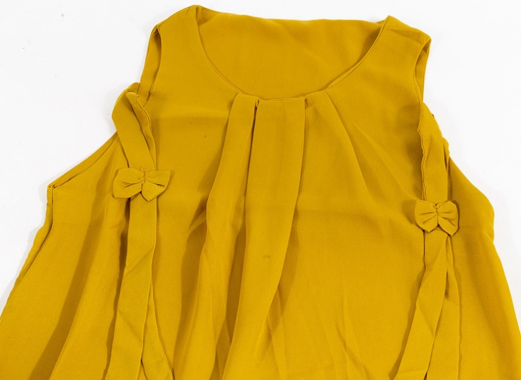 تاپ حریر جلو پلیسه