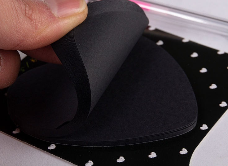 کاغذ یادداشت چسب دار به همراه خودکار