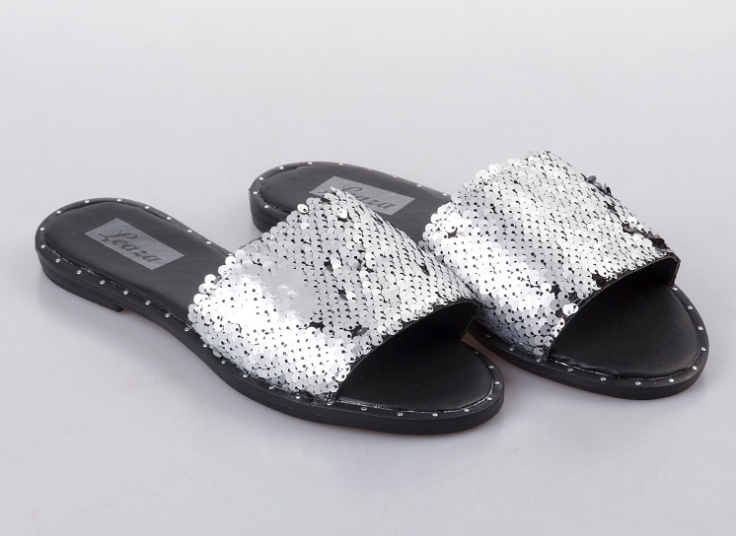 صندل زنانه پولکی Leaza