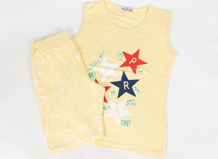 تاپ شلوارک چاپ ستاره