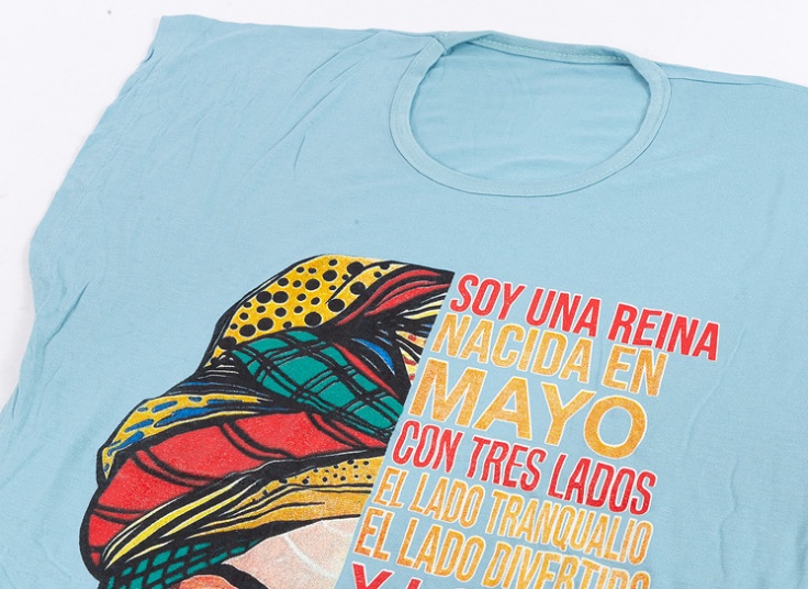 تاپ زنانه طرح چهره