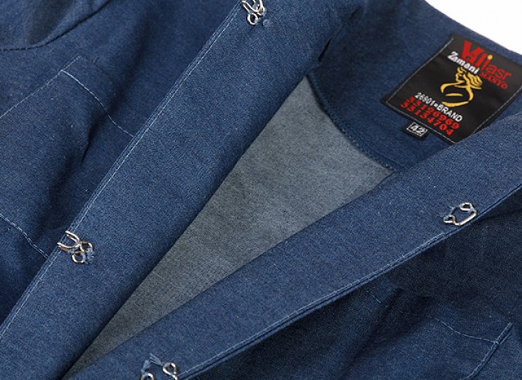 مانتو طرح جین گیپوردار