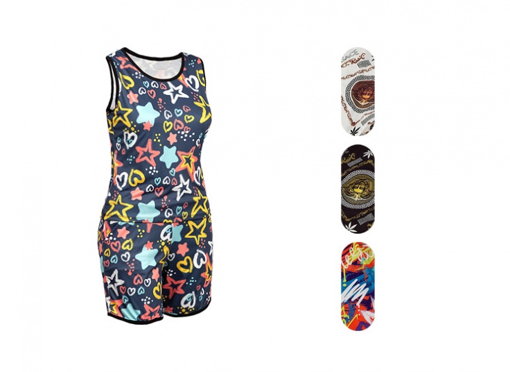 ست تاپ و شورتک طرحدار زنانه